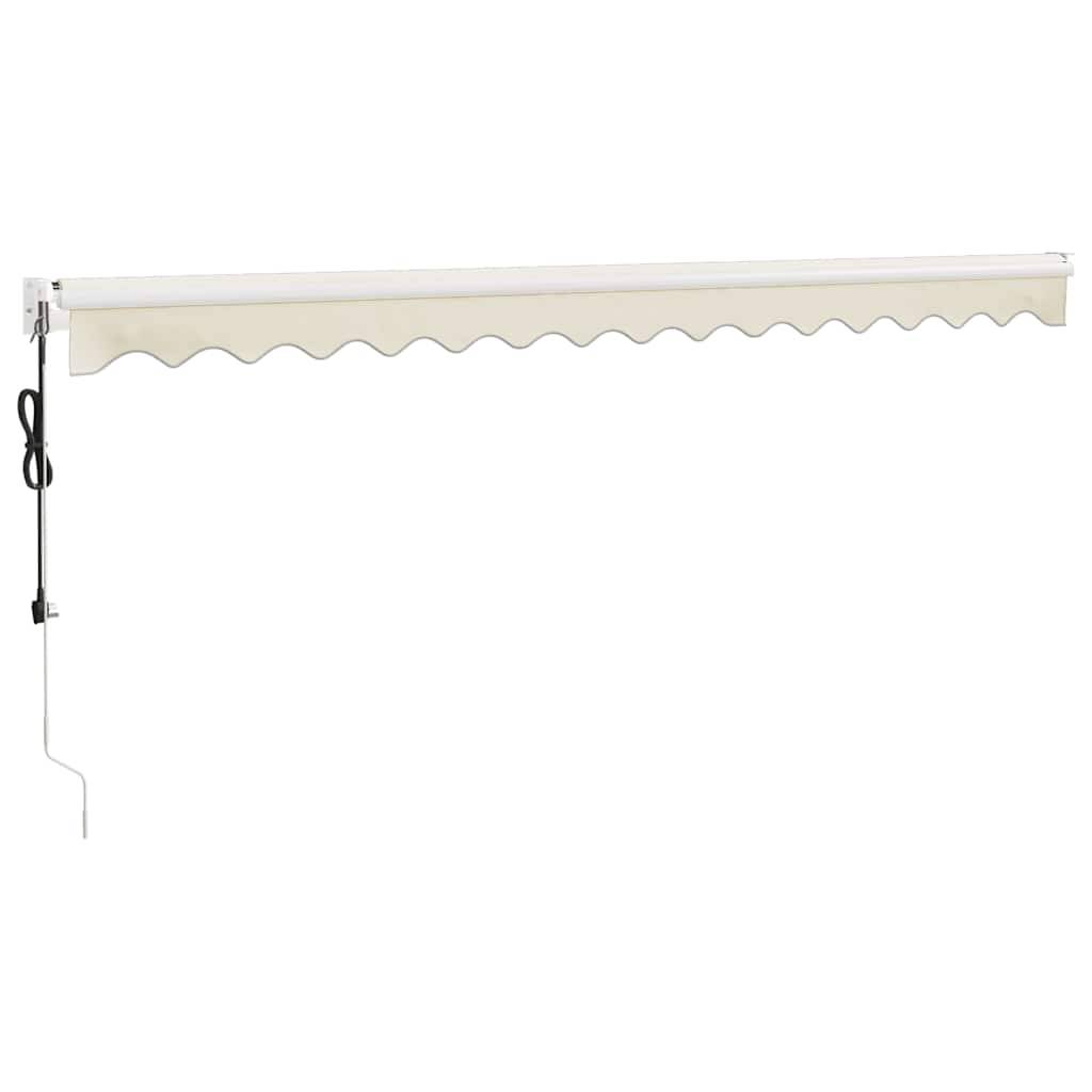 Store banne motorisé aluminium terrasse protection UV crème 4x3m - ComfortXL Outdoor Living - Image 4