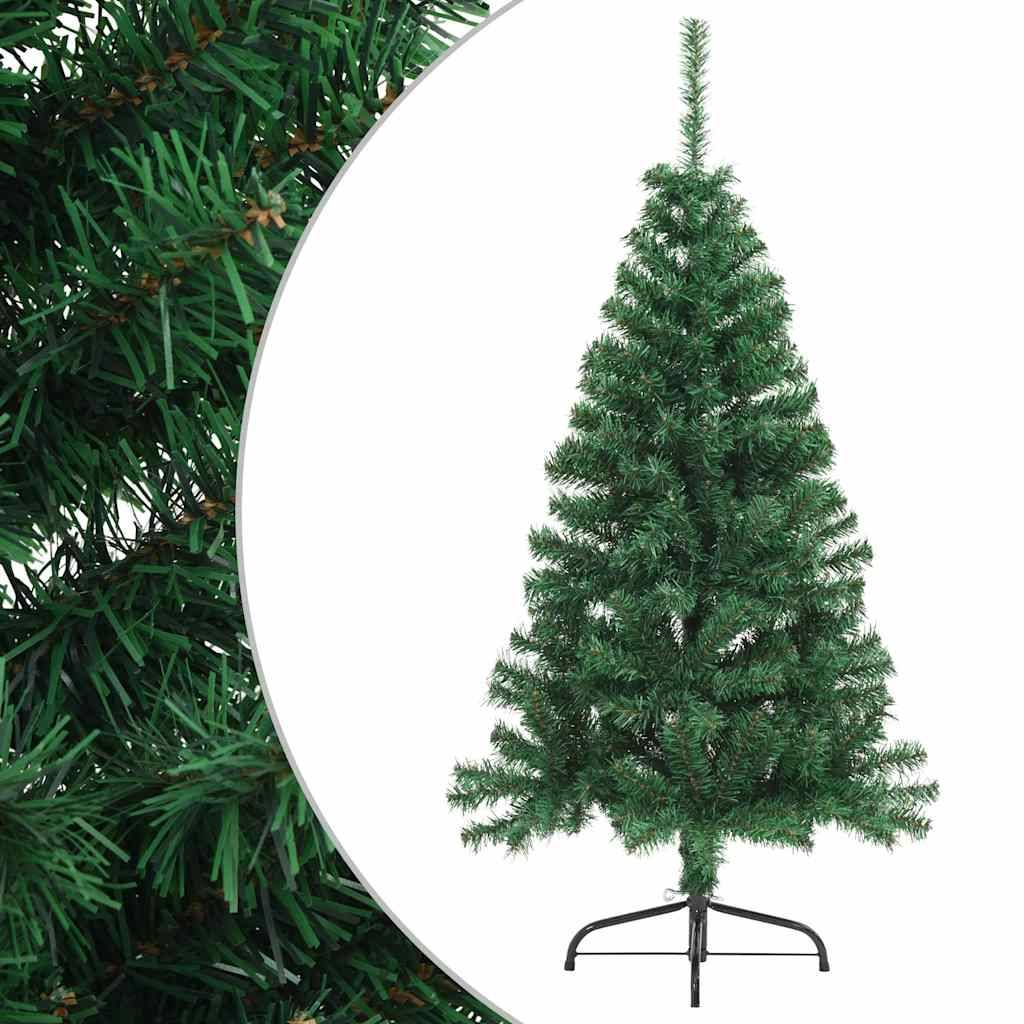 Vidaxl - Sapin de Noël artificiel moitié avec support vert 150 cm PVC vidaXL 321031 - Image 2