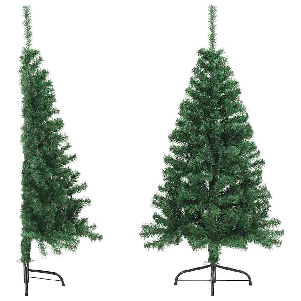 Vidaxl - Sapin de Noël artificiel moitié avec support vert 150 cm PVC vidaXL 321031 - Image 9
