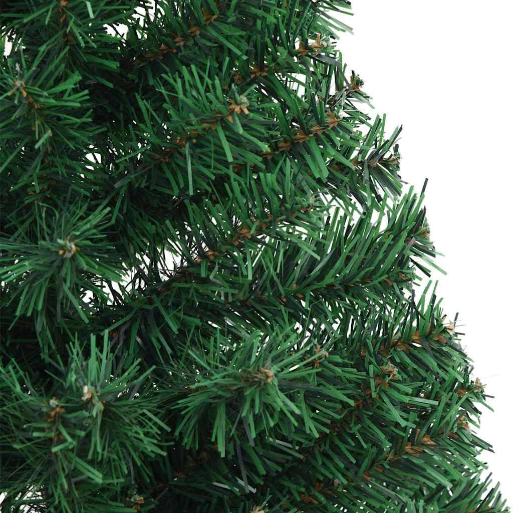 Vidaxl - Sapin de Noël artificiel moitié avec support vert 150 cm PVC vidaXL 321031 - Image 5