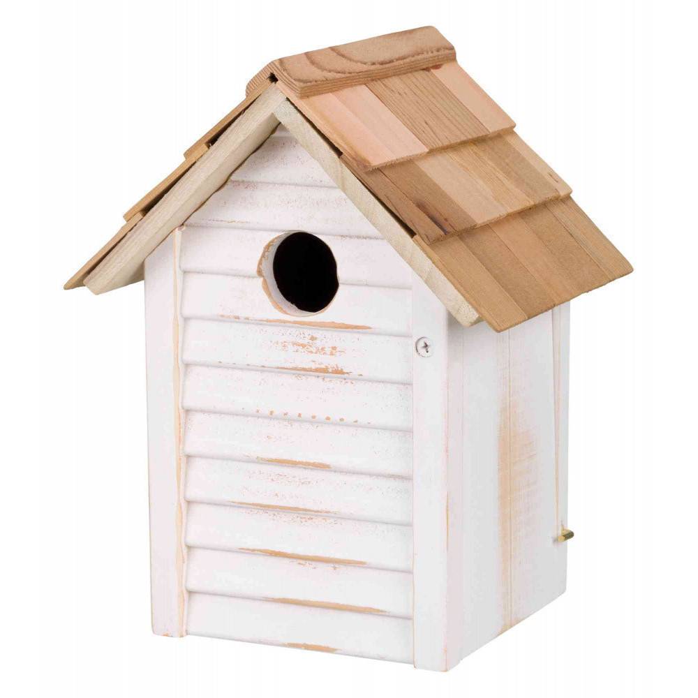 Trixie - Nichoir 18 x 24 x 15 cm en bois pour petites mésanges oiseaux