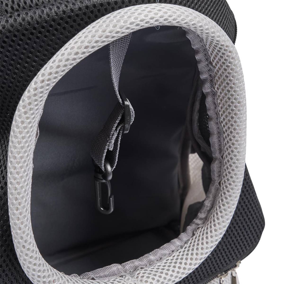 The Concept Factory - Sac à Dos de Transport "Animaux" 42cm Gris & Noir - Image 7