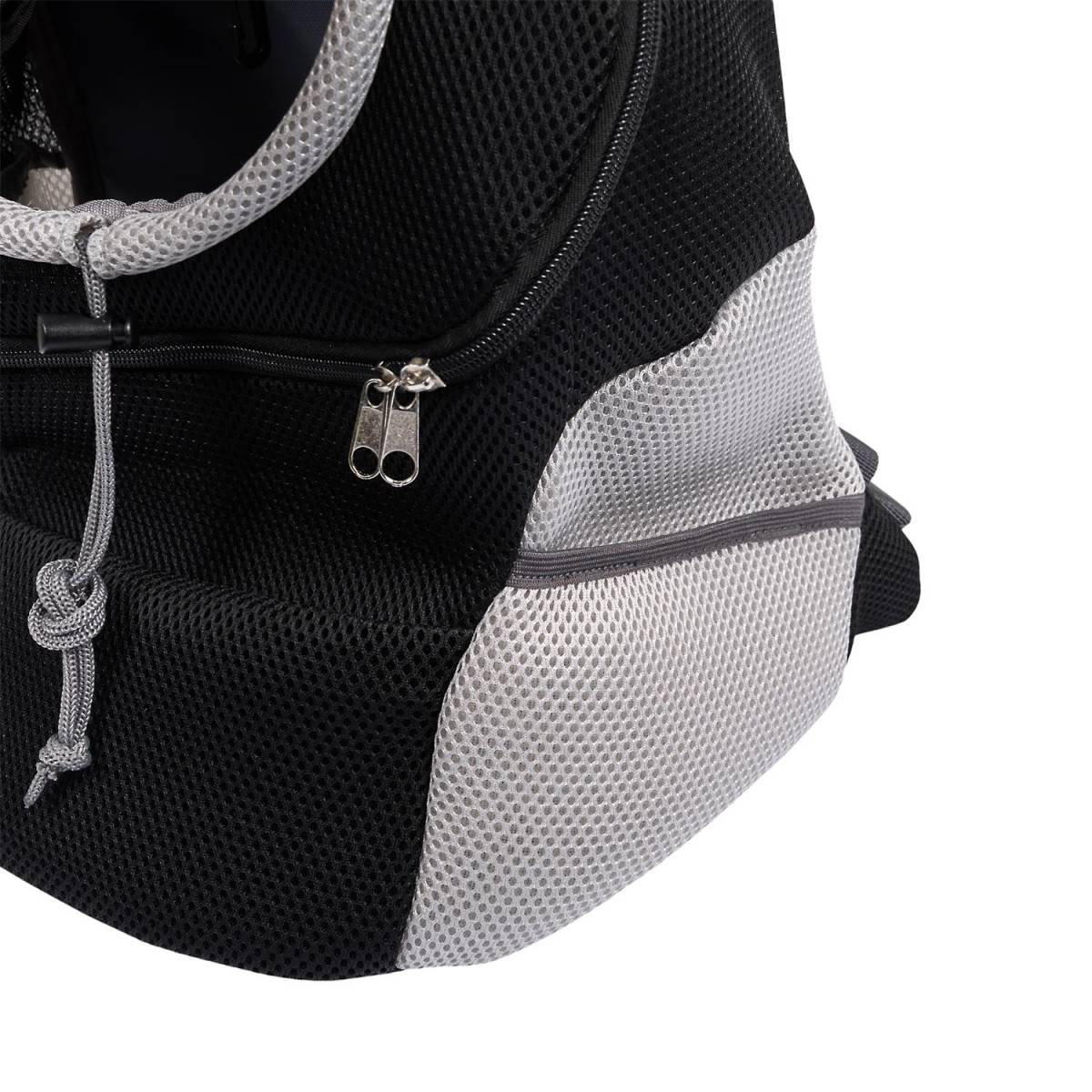 The Concept Factory - Sac à Dos de Transport "Animaux" 42cm Gris & Noir - Image 8