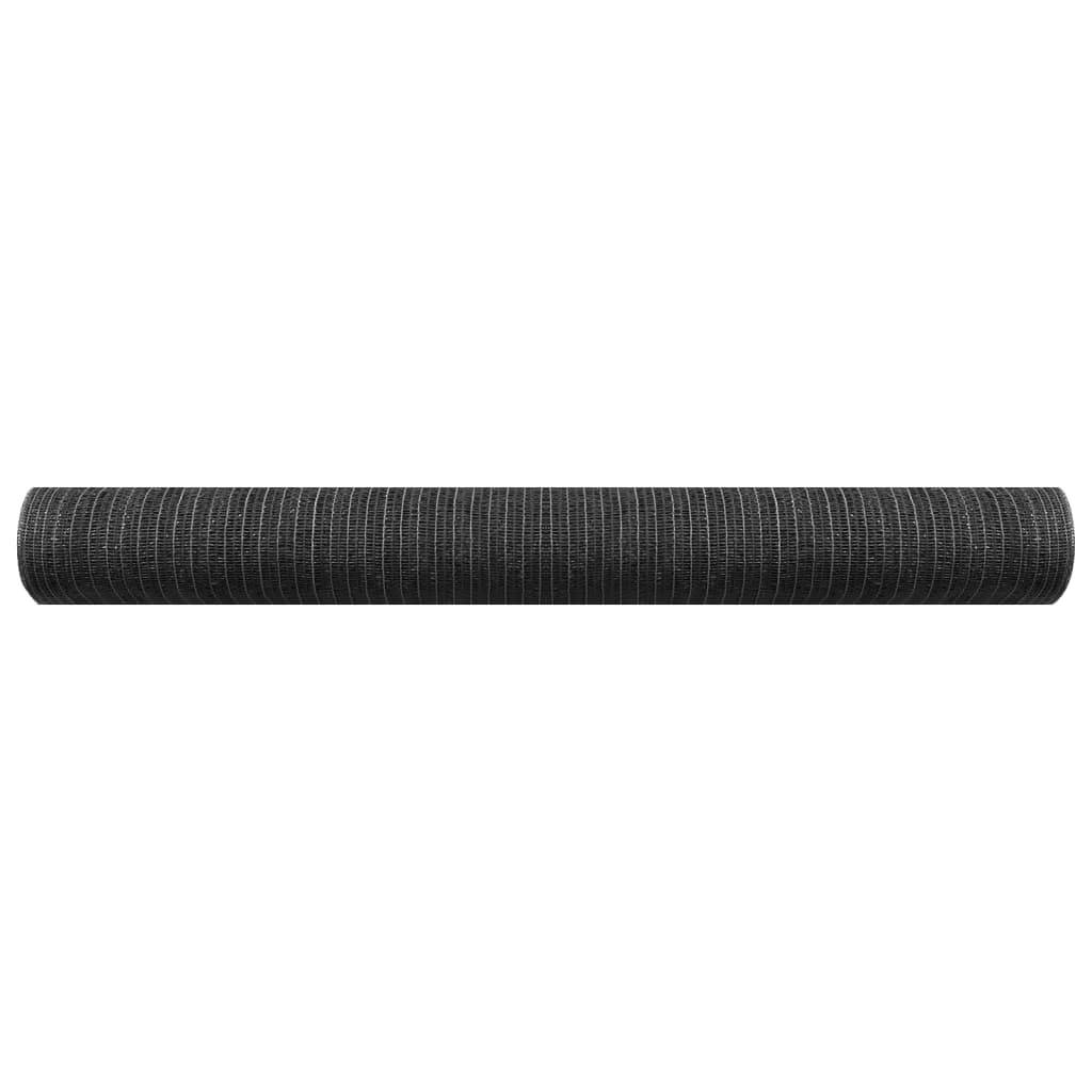 Helloshop26 - Filet brise-vue anthracite 1 x 25 m PEHD 175 g/m² - Imagen 3
