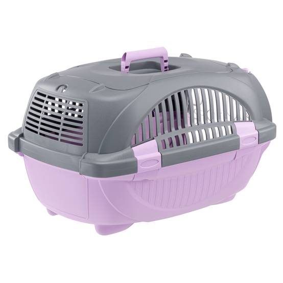 Ferplast - Ferplast Caisse de Transport Chat RIDER, Cage de Transport Chiens Petits et Chats jusqu'à 7 kg, Porte Transparente Antichoc, Fentes d'aération, Boite - Imagen 3