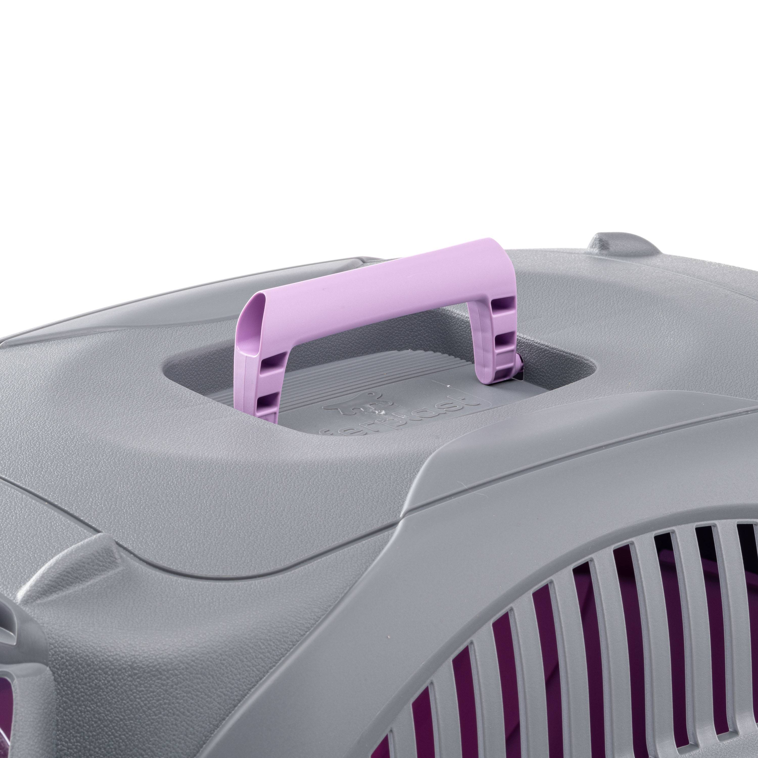 Ferplast - Ferplast Caisse de Transport Chat RIDER, Cage de Transport Chiens Petits et Chats jusqu'à 7 kg, Porte Transparente Antichoc, Fentes d'aération, Boite - Imagen 6