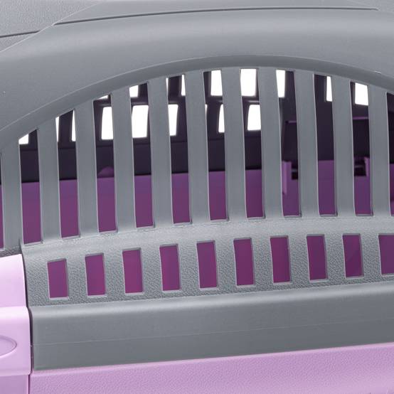 Ferplast - Ferplast Caisse de Transport Chat RIDER, Cage de Transport Chiens Petits et Chats jusqu'à 7 kg, Porte Transparente Antichoc, Fentes d'aération, Boite - Imagen 4