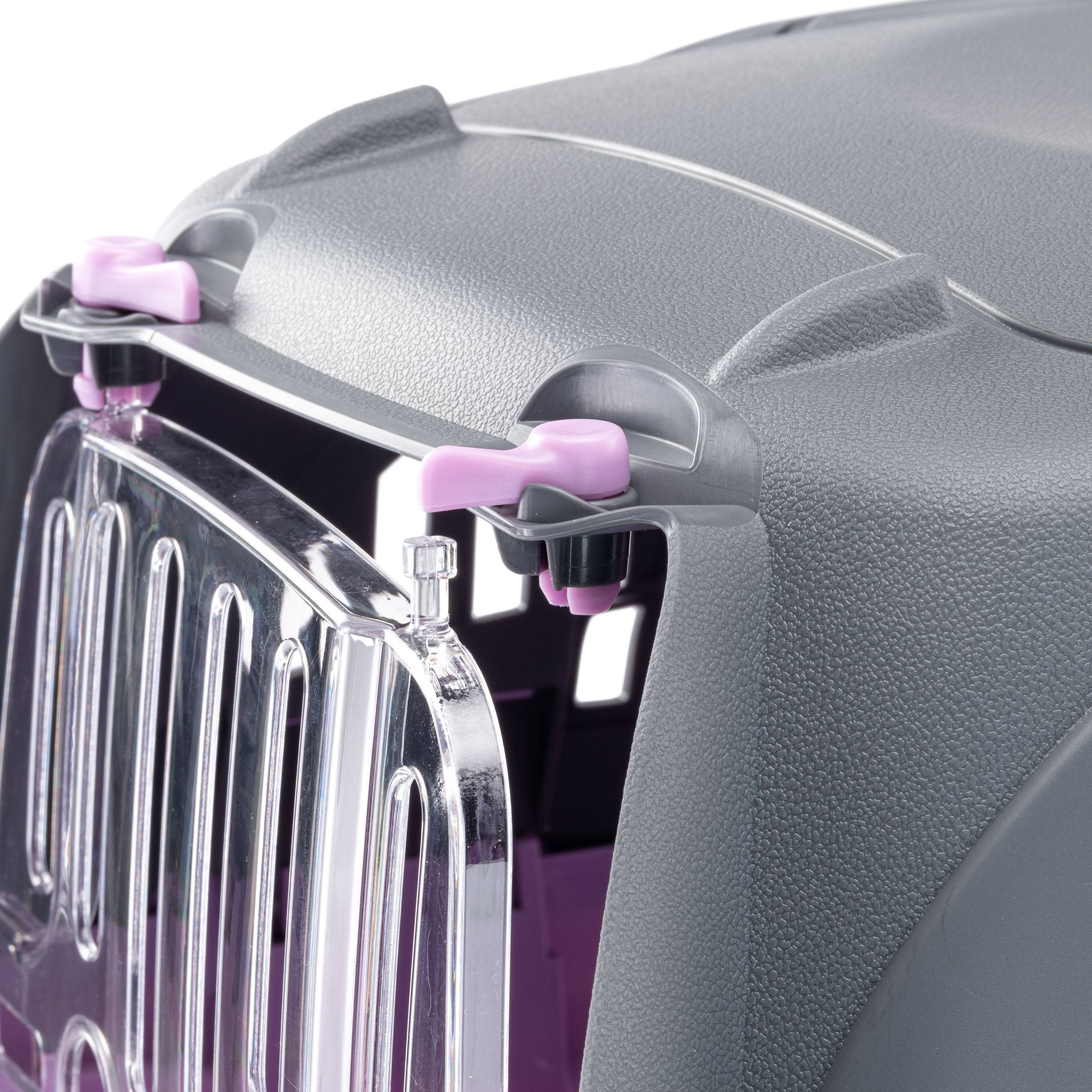 Ferplast - Ferplast Caisse de Transport Chat RIDER, Cage de Transport Chiens Petits et Chats jusqu'à 7 kg, Porte Transparente Antichoc, Fentes d'aération, Boite - Imagen 7