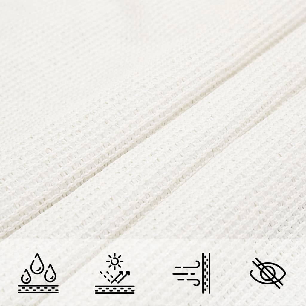 Maison Chic - Voile d'ombrage - Voile solaire 160 g/m² Blanc 3,5x4,5 m PEHD - Image 6