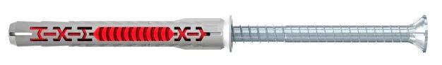 Fischer - Cheville rallongée DuoXpand 8x80 mm FISCHER T acier - Boite de 50 - 562149