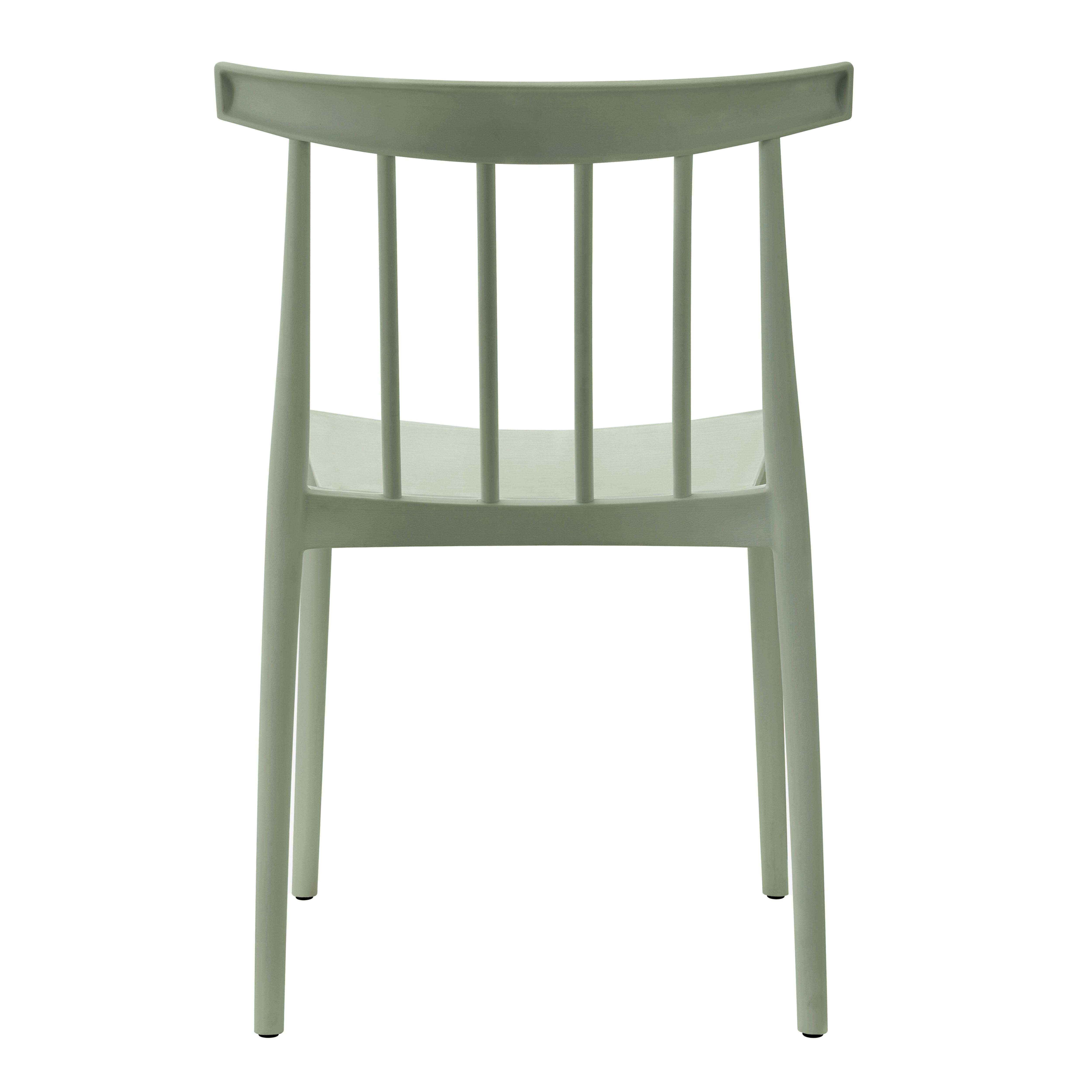 Oviala - Chaise de terrasse en polypropylène vert sauge Lisboa - Oviala - Imagen 2