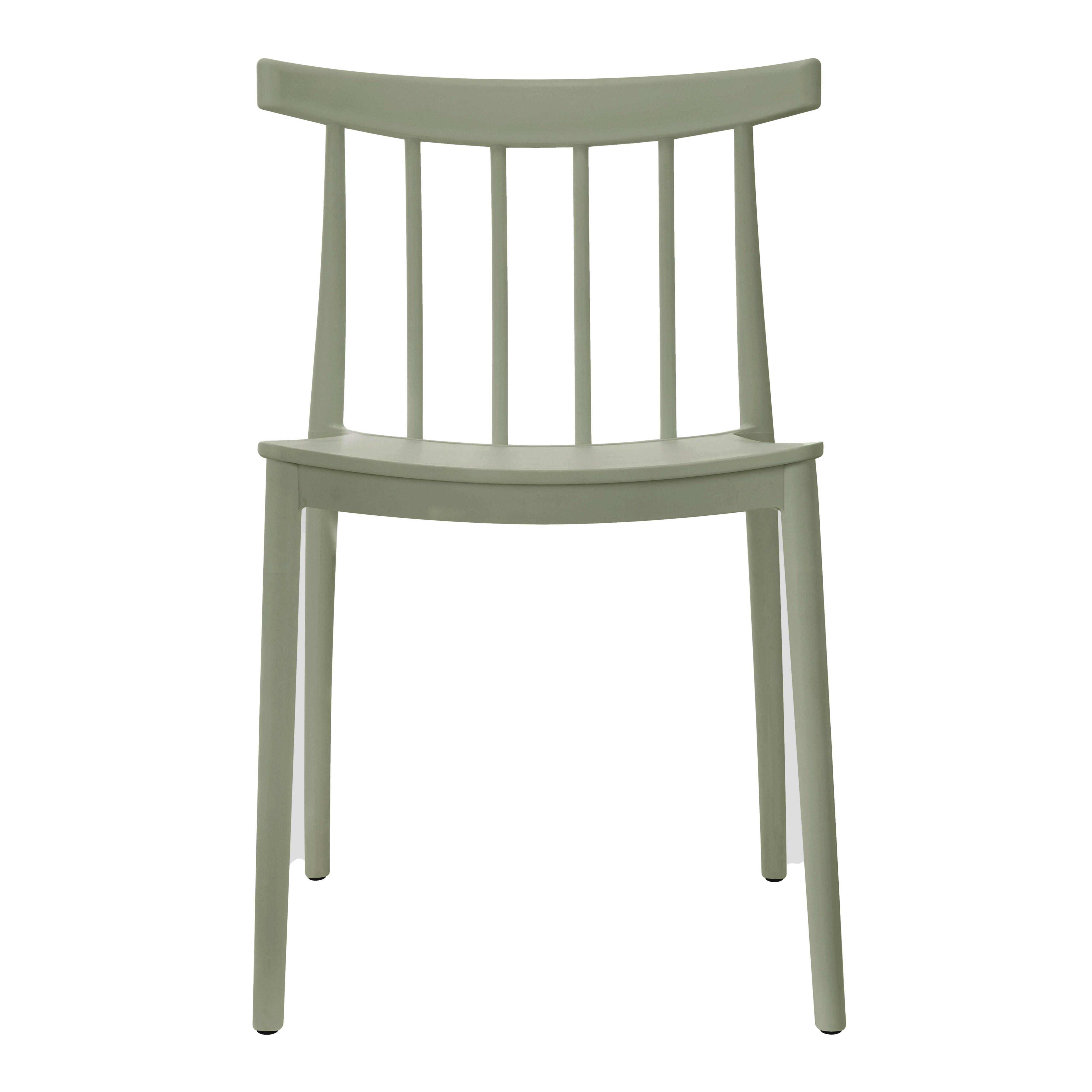 Oviala - Chaise de terrasse en polypropylène vert sauge Lisboa - Oviala - Imagen 3