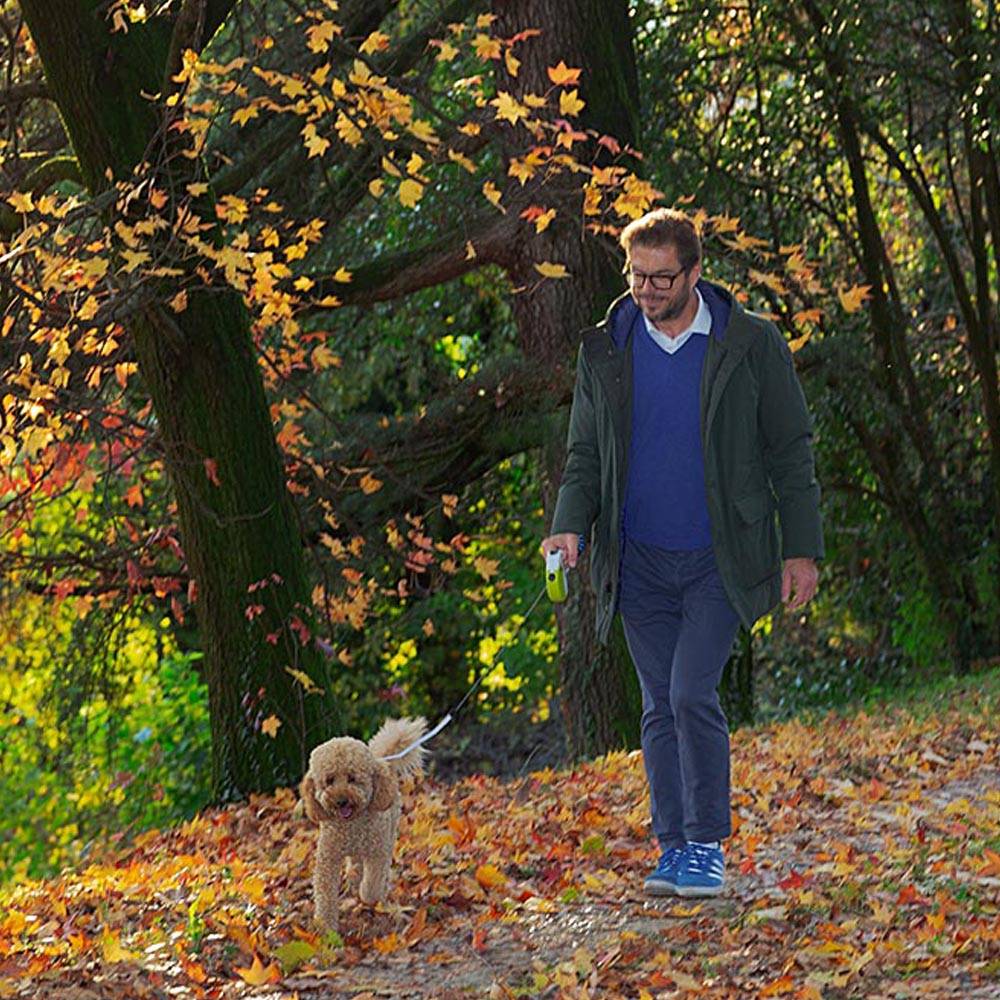 Ferplast - Ferplast Laisse Chien Enrouleur AMIGO MEDIUM, Laisse pour Chiens de Taille Moyenne jusqu'à 25 Kg. Cordon Extensible max 5 m. Bouton de verrouillage et - Imagen 3