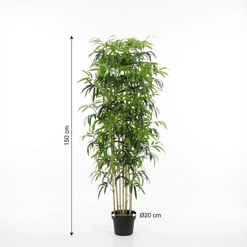 Bambou - 150cm - Ø21cm - Plante artificielle - Image 5