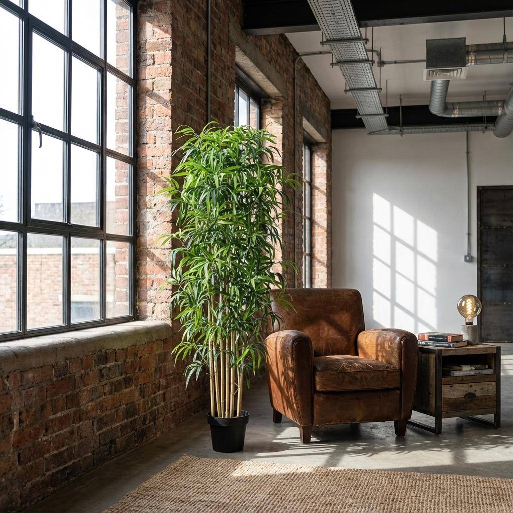 Bambou - 150cm - Ø21cm - Plante artificielle - Image 2