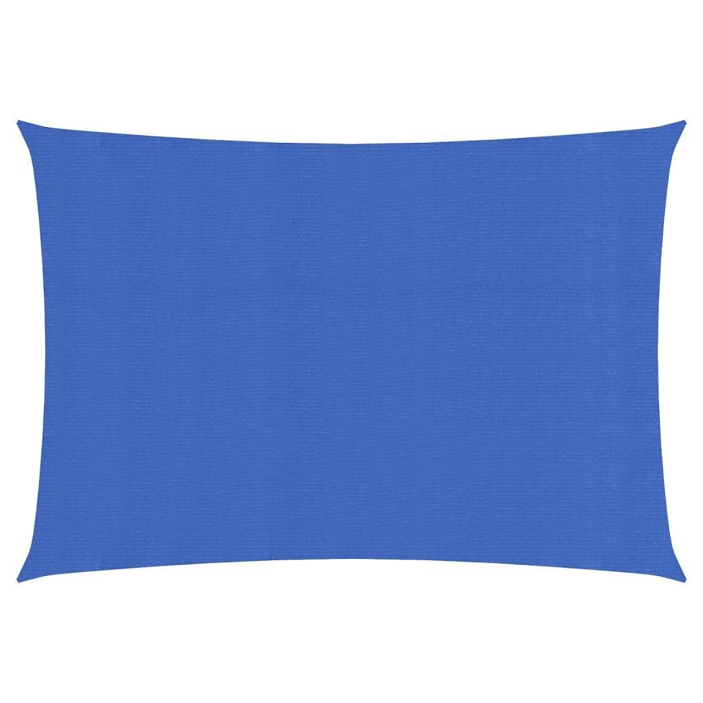 Helloshop26 - Voile toile d'ombrage parasol 160 g/m² 2 x 4 m PEHD bleu - Imagen 1