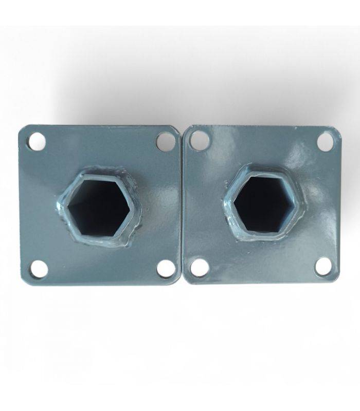 Paire de moyeux hexagonaux 23 mm pour motoculteurs toutes marques Daewoo DAACC-116 - Image 1