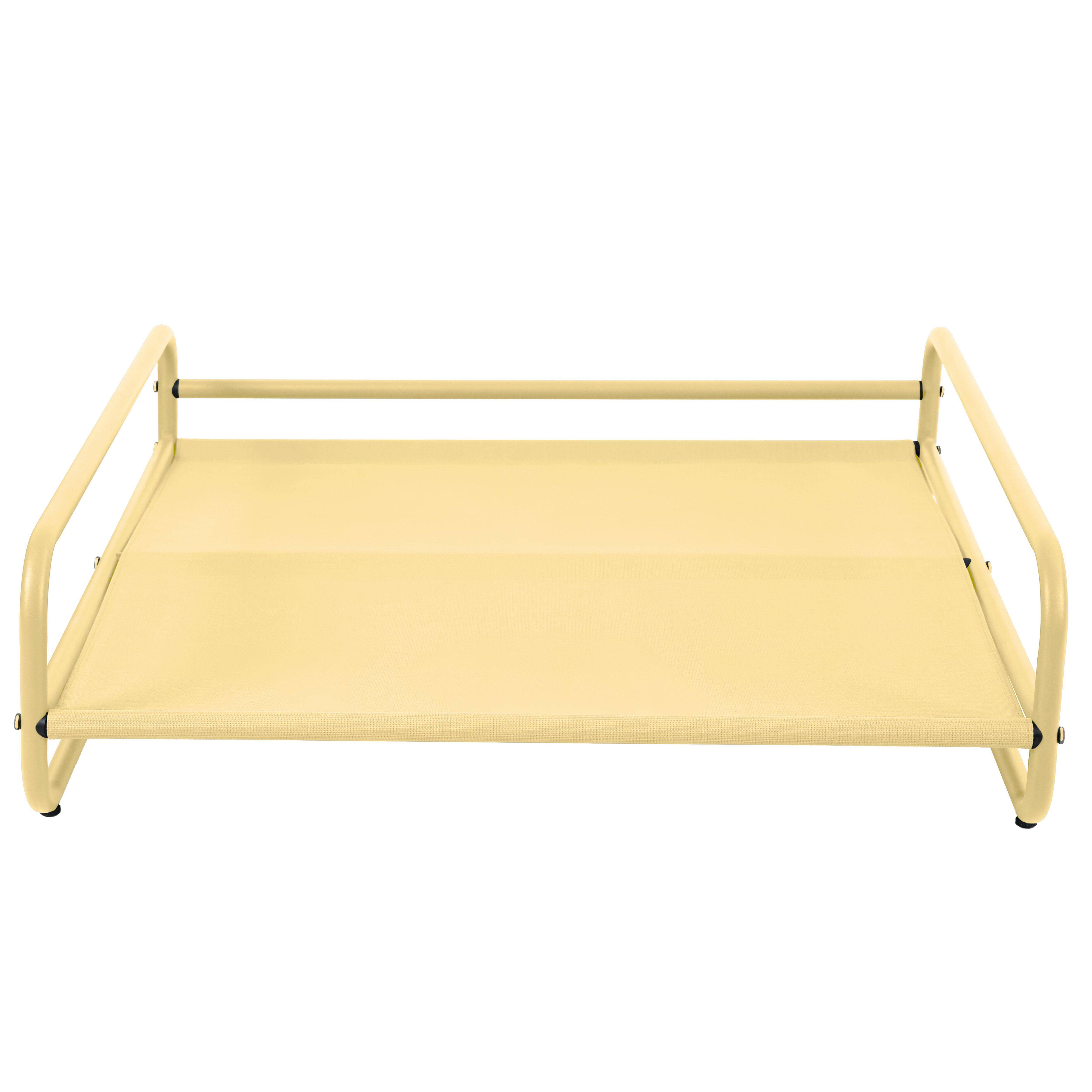 Oviala - Structure pour fauteuil et pouf de salon de jardin modulable jaune Mixi - Oviala - Image 3