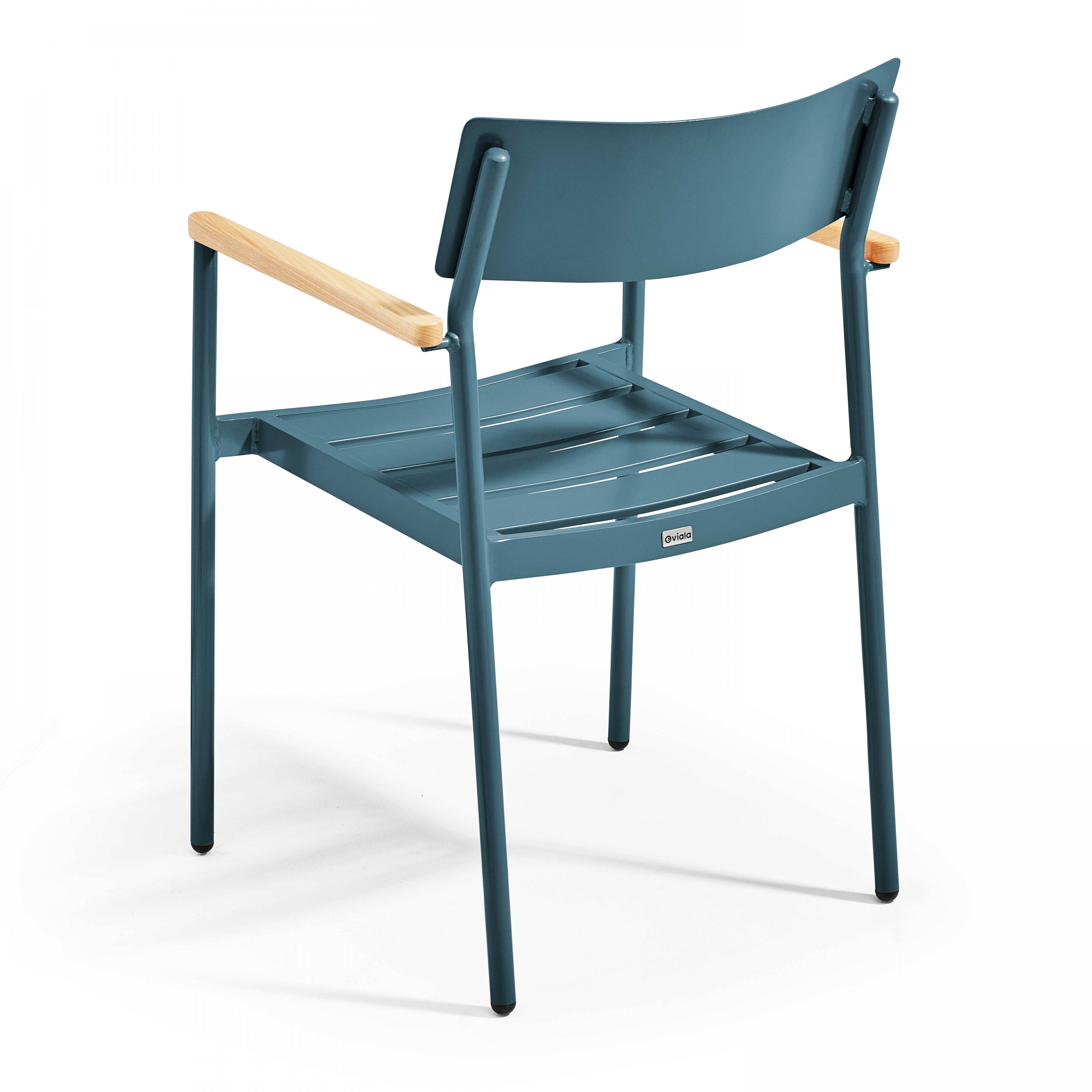 Oviala - Fauteuil de jardin en aluminium et bois bleu canard
Leeds - Oviala - Imagen 2