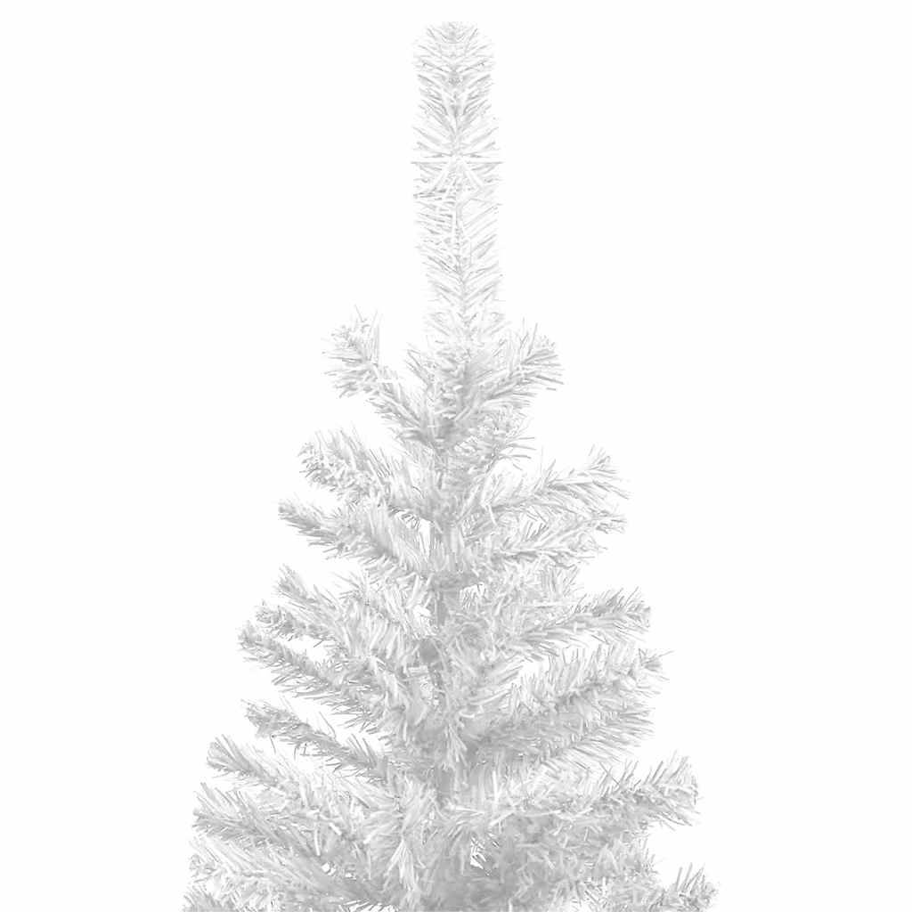 ComfortXL - Très grand sapin de Noël artificiel neige LED et boules blanc 240cm – ComfortXL Outdoor Living - Image 5