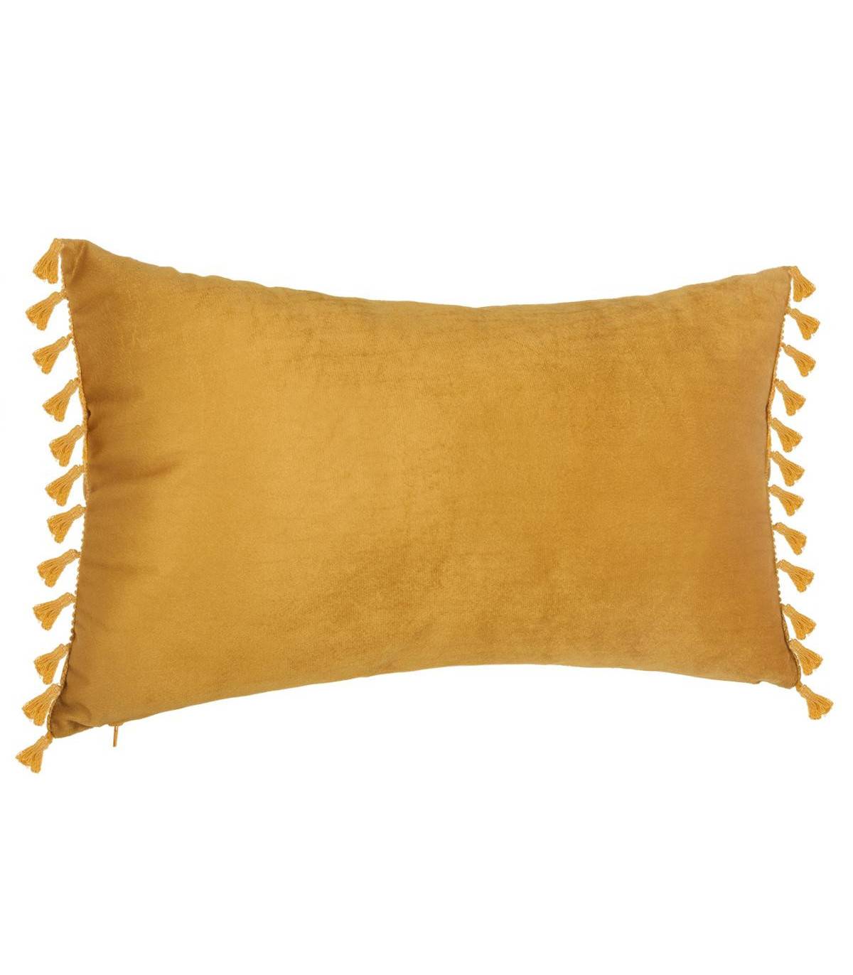 Coussin en Velours Ocre 30 x 50 cm - Imagen 1