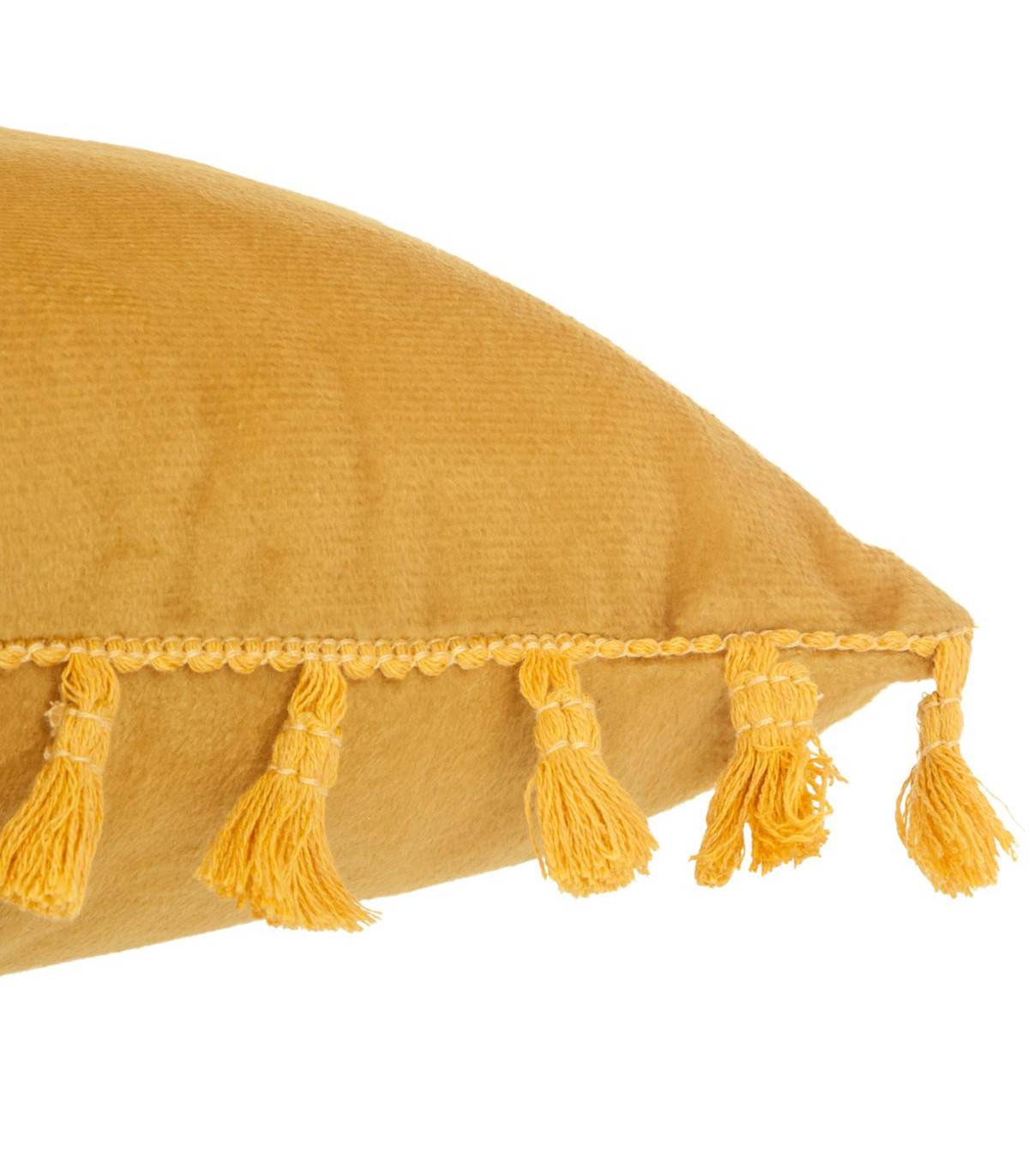 Coussin en Velours Ocre 30 x 50 cm - Imagen 3
