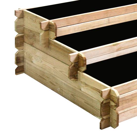 Carré potager en bois à étages - Petit modèle - Cémonjardin - Imagen 4