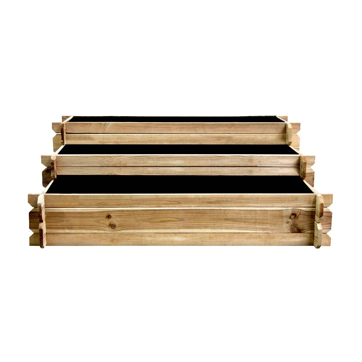 Carré potager en bois à étages - Petit modèle - Cémonjardin - Imagen 2