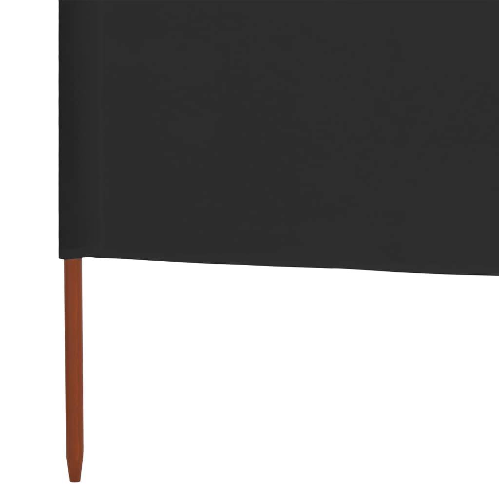 Helloshop26 - Brises-vue paravent 3 panneau x tissu 400 x 160 cm anthracite - Imagen 5