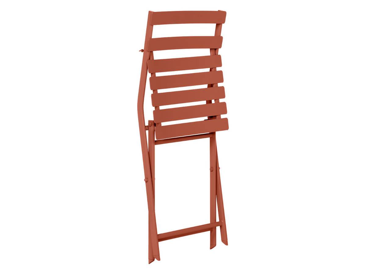 Hesperide - Lot de 2 Chaises de jardin métal pliante Greensboro Ambre- Hespéride - Image 5