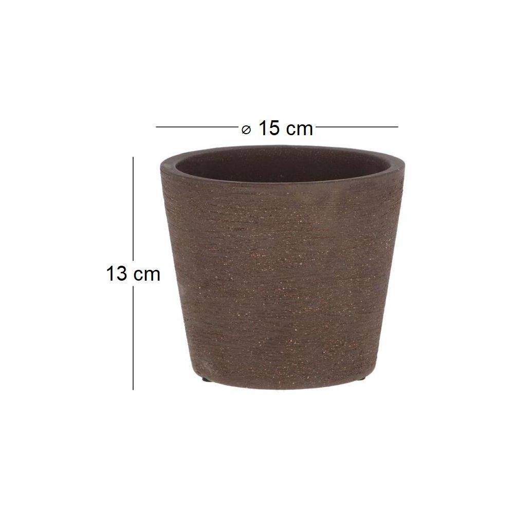 Esschert Design - Pot de fleur en terre cuite non verni marron 15 cm Esschert's Garden - Imagen 3
