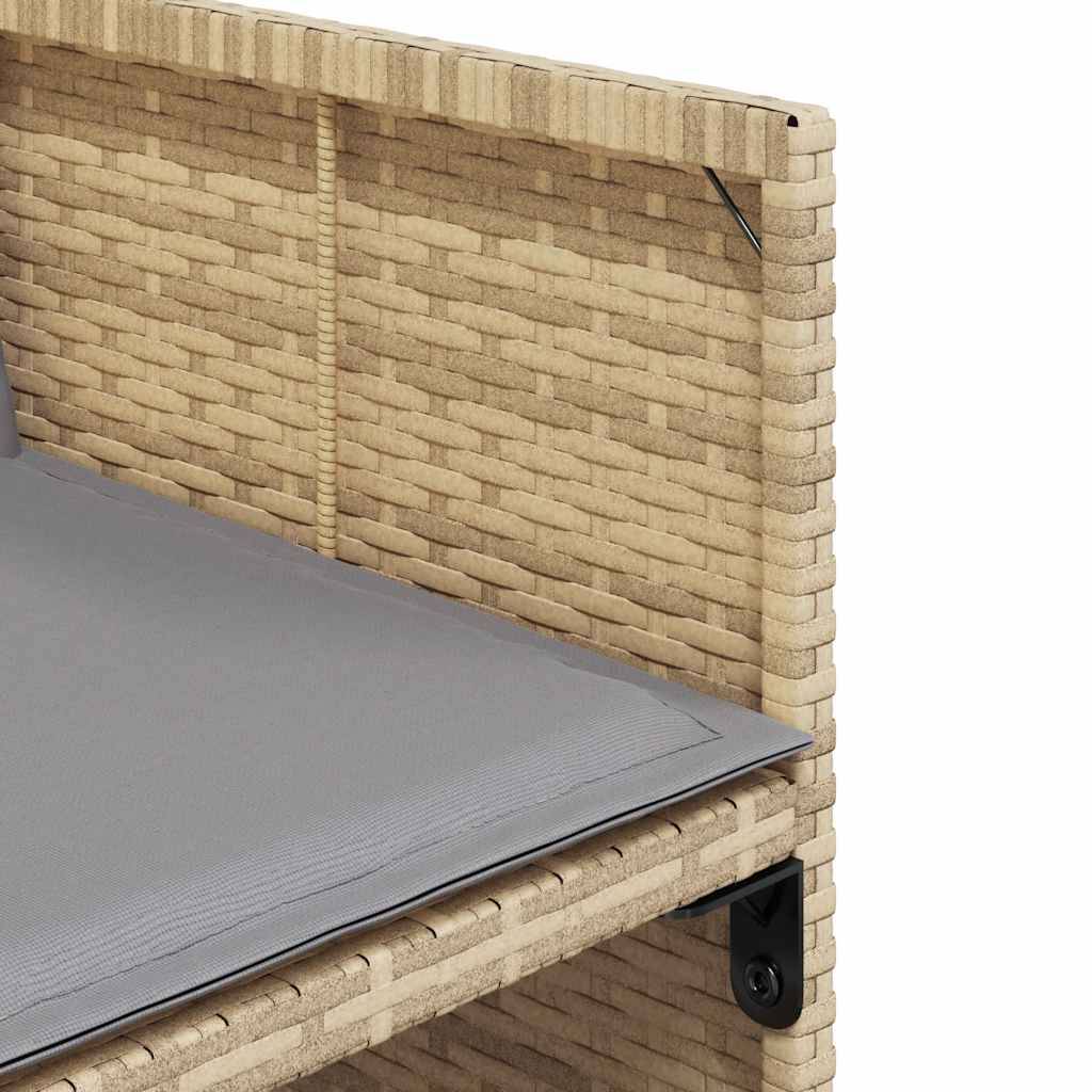 Prolenta Premium - Chaises de jardin rotin beige  50,5 x 54 x 79 cm  - Prolenta premium p397.4 - Image 10