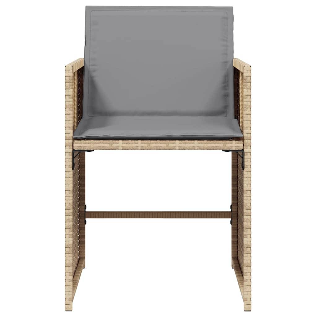 Prolenta Premium - Chaises de jardin rotin beige 50,5 x 54 x 79 cm - Prolenta premium p397.4 - Image 5