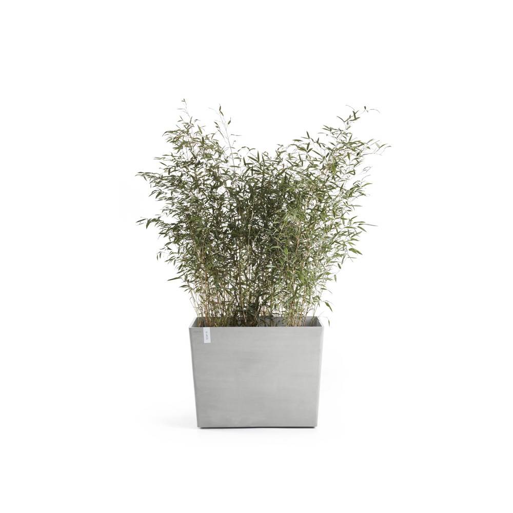 Ecopots - Jardinière sur roues Paris 85 Blanc Gris - 85 x 40 x H. 65 cm - 152 L ECOPOTS - Imagen 1
