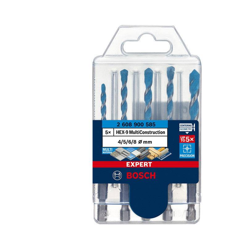 Bosch - Kit BOSCH 5 forets expert + Assortiment d’embouts de vissage + Coffret de scie trépan + Trousse mèches plates + Bonnet Bosch - Imagen 3