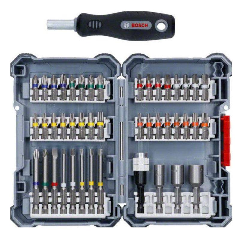 Bosch - Kit BOSCH 5 forets expert + Assortiment d’embouts de vissage + Coffret de scie trépan + Trousse mèches plates + Bonnet Bosch - Imagen 2