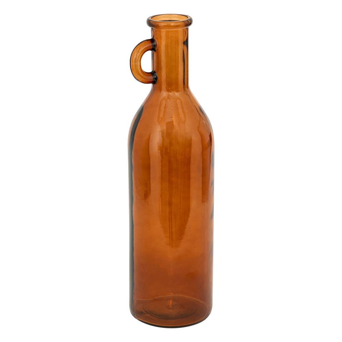 Atmosphera - Vase verre bouteille Yana ambre H50cm - Atmosphera Créateur d'intérieur - Imagen 2