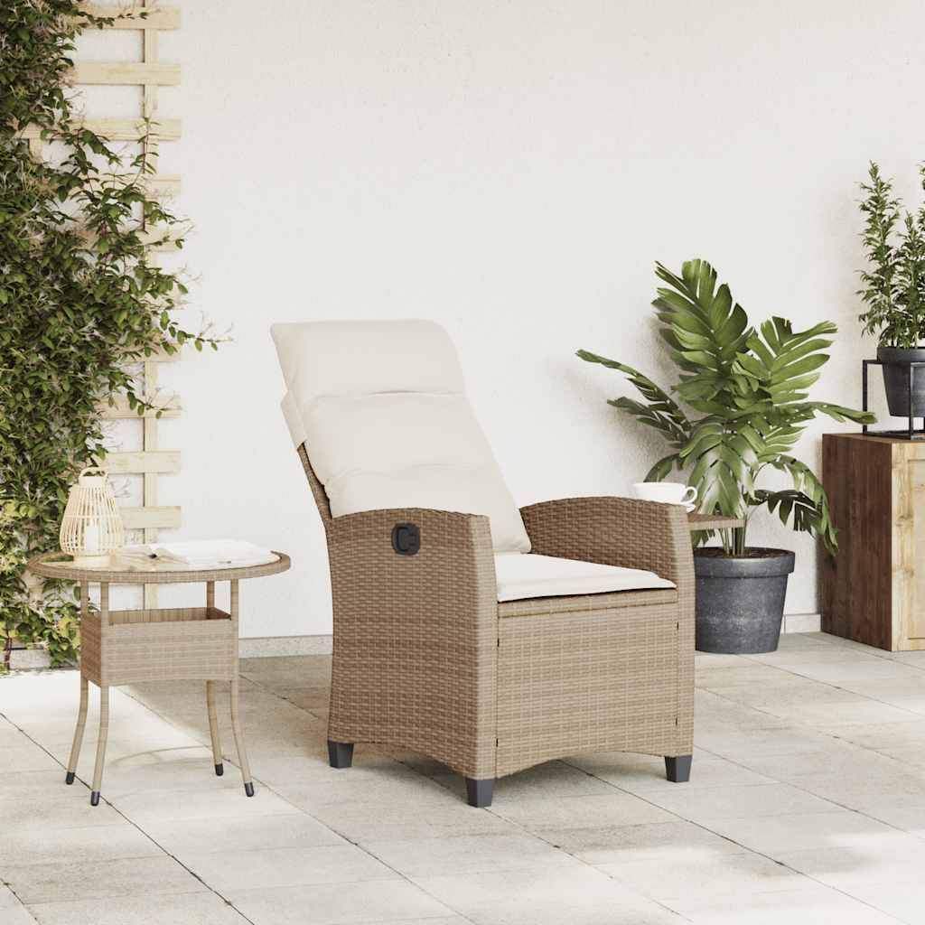 Prolenta Premium - Chaises de jardin rotin beige 65 x 58 x 94 cm - Prolenta premium p362.0 - Image 3