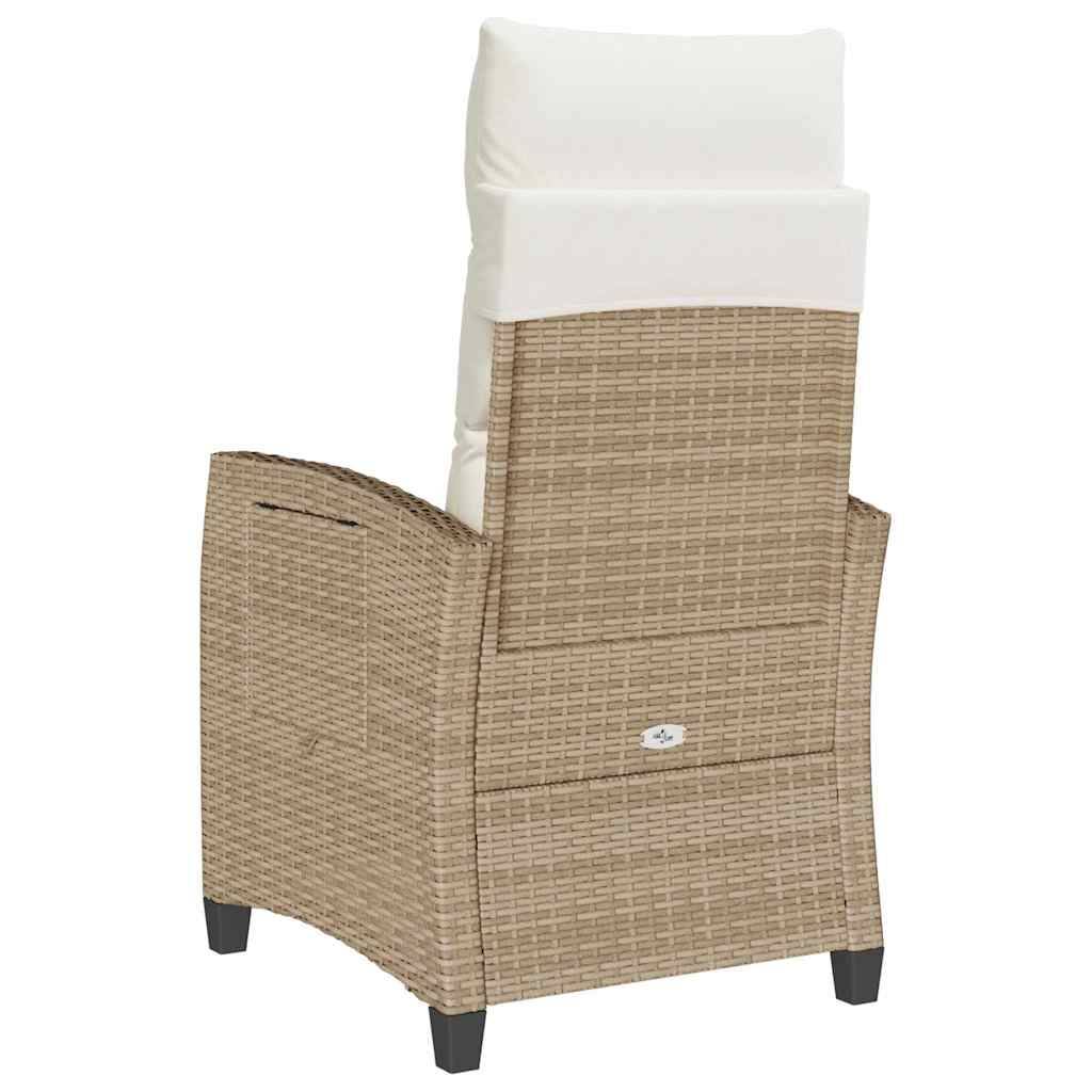 Prolenta Premium - Chaises de jardin rotin beige 65 x 58 x 94 cm - Prolenta premium p362.0 - Image 7