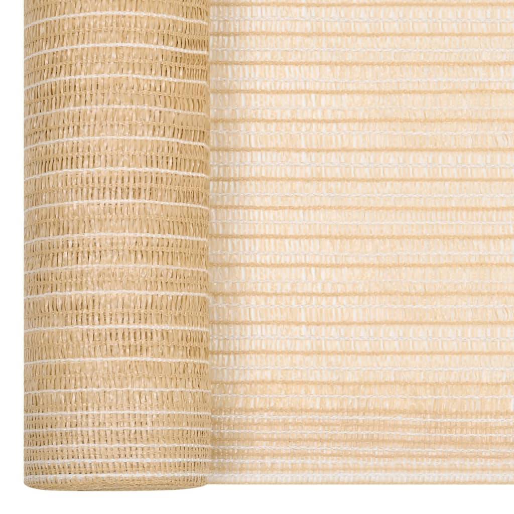 Helloshop26 - Filet brise-vue beige 2x10 m PEHD 75 g/m² - Imagen 2