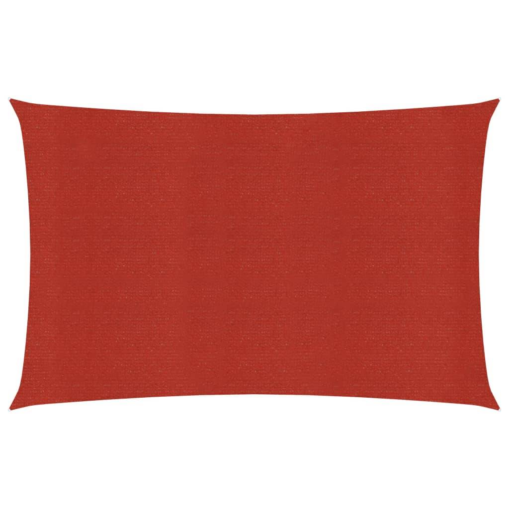 Helloshop26 - Voile d'ombrage 160 g/m² rouge 3 x 4,5 m PEHD - Imagen 1