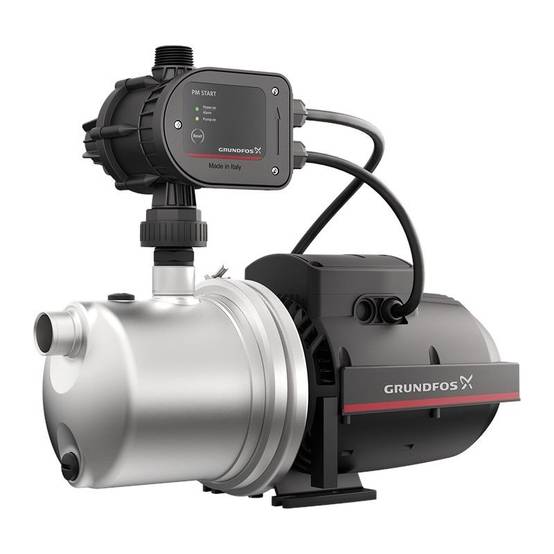 Pompe a eau Grundfos JP447 PM START autoamorçante jusqu'à 4,8 m3/h monophasé 220V - Image 1