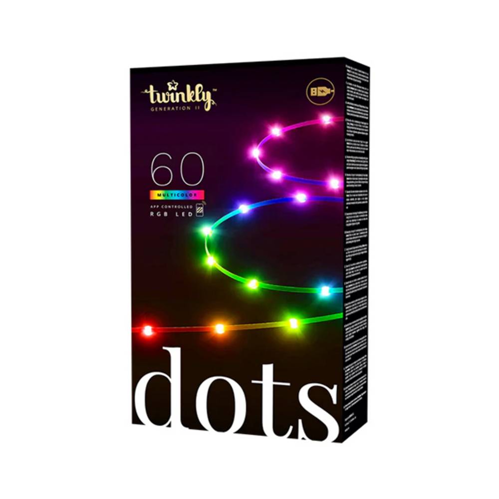 Dots – Guirlande Lumineux Flexible Contrôlé par une Application avec 60 LEDs RGB - 3 Mètres. - Imagen 3