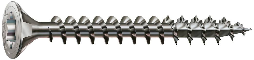 Spax - Lot de 25 vis inox tête fraisée torx SPAX, Diam.4 mm x L.25 mm - Image 3