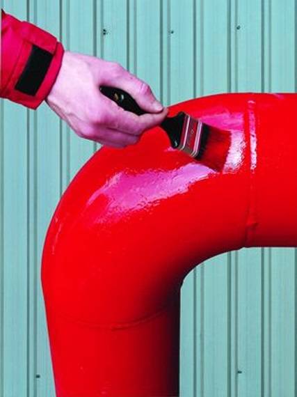 Primaire de protection antirouille et finition CombiColor Original rouge feu RAL 3000 seau 2,5l - RUST-OLEUM - 7365.2.5 - Image 2