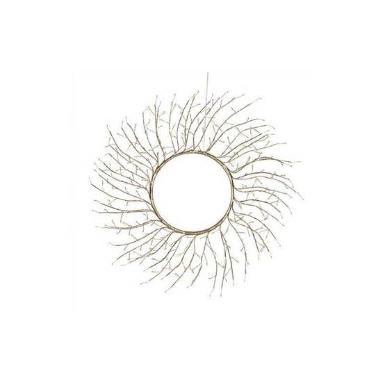 Lotti - Couronne lumineuse 260 micro led blanc chaud et froid scintillant Tiglio ø60cm - Image 3