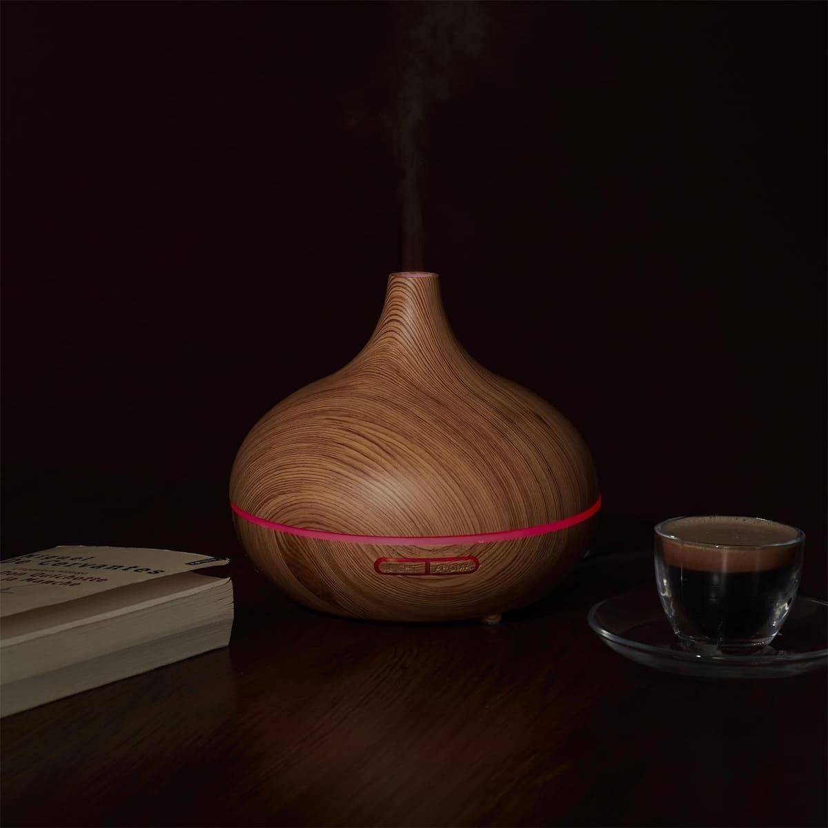 ALTOBUY - Diffuseur d'Huile Essentiel LED avec Finition Bois, Ambiance Parfumée et Élégante pour Maison - GIMAR - Image 5