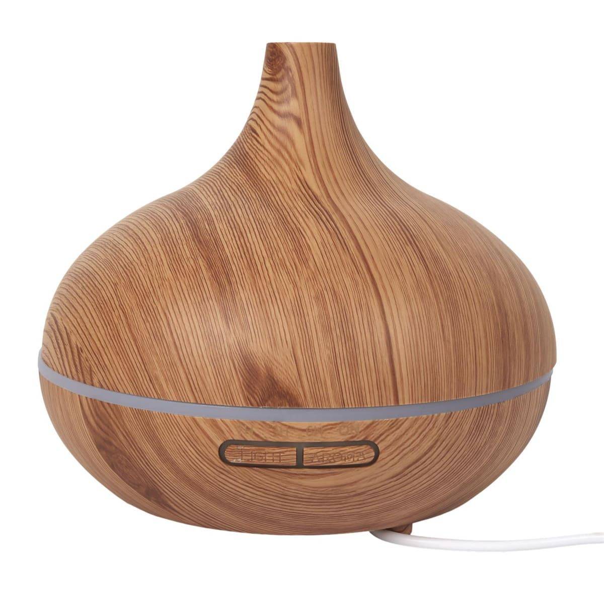 ALTOBUY - Diffuseur d'Huile Essentiel LED avec Finition Bois, Ambiance Parfumée et Élégante pour Maison - GIMAR - Image 1