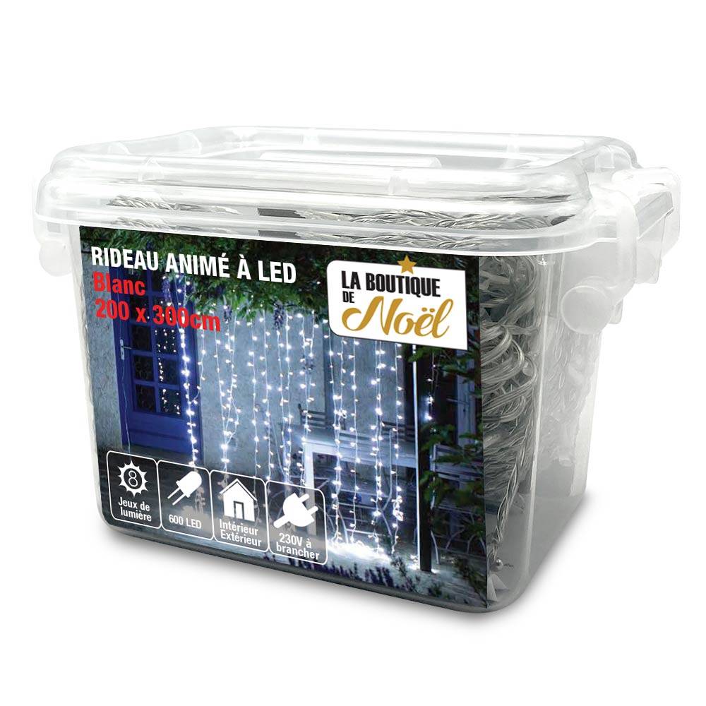 Rideau lumineux électrique à LED - Imagen 1