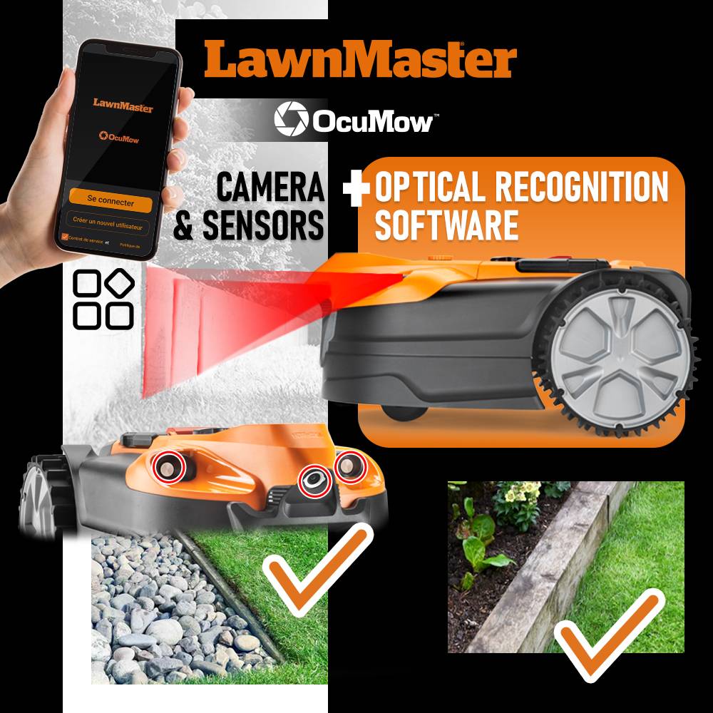 Lawn Master - Robot tondeuse autonome 24V sans fil périmétrique avec station de charge - Max 500m² - Image 3